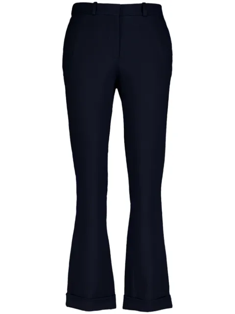 PAULA Ponto Roma flared trousers Blue CLORINDA