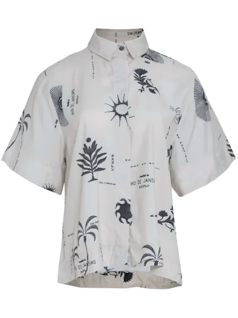 Osklen Rio Day-print shirt White 72518