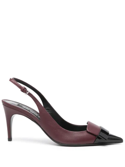 Sergio Rossi SR1 75mm pumps Purple B07620MFN595110