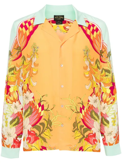 Camilla Flower Child Society shirt Green 00029101