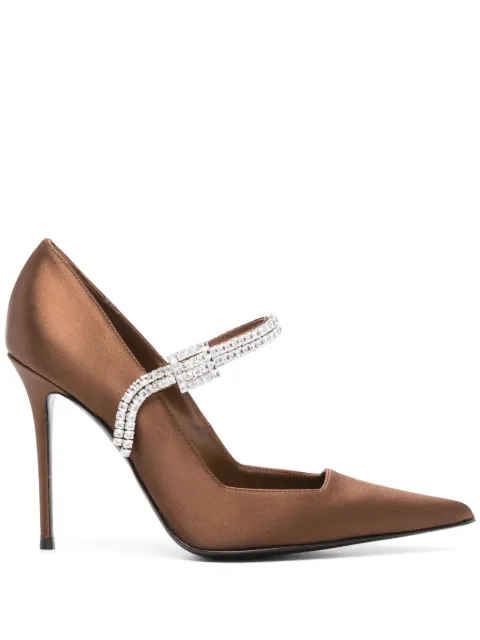 Giuseppe Zanotti 105mm Raquel Strap pumps Brown I460023001