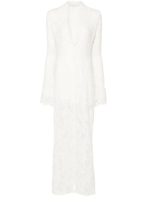 MANURÍ Sally lined dress White MRFW24DR9VIPL07X