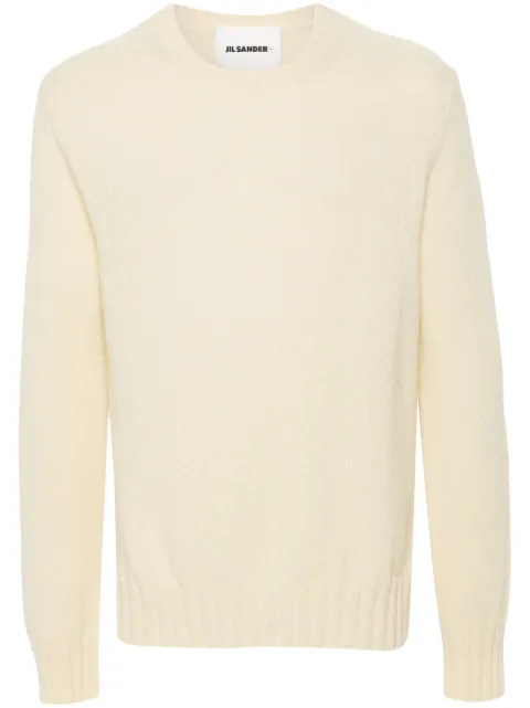 Jil Sander + ribbed-knit sweater Neutrals J47GP0183J14730