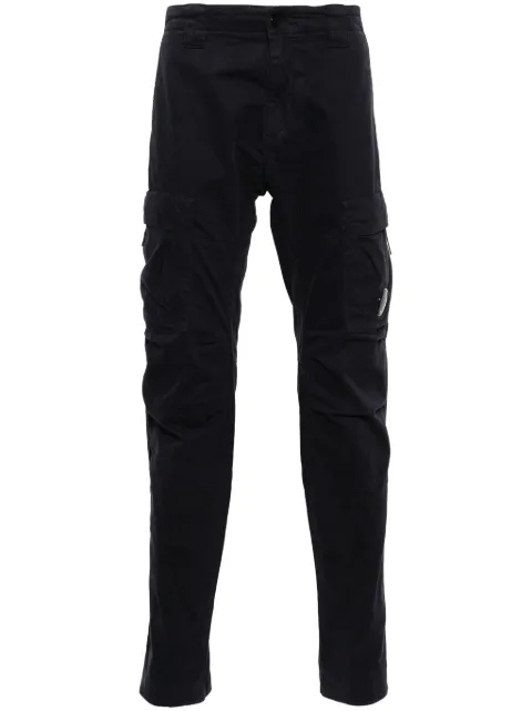 C.P. Company Lens tapered-leg cargo trousers Blue 17CMPA121A005529G