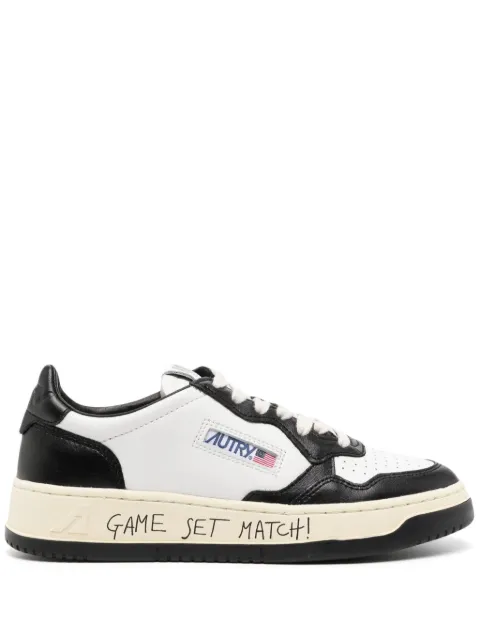Autry Medalist leather sneakers Black AULWBH02
