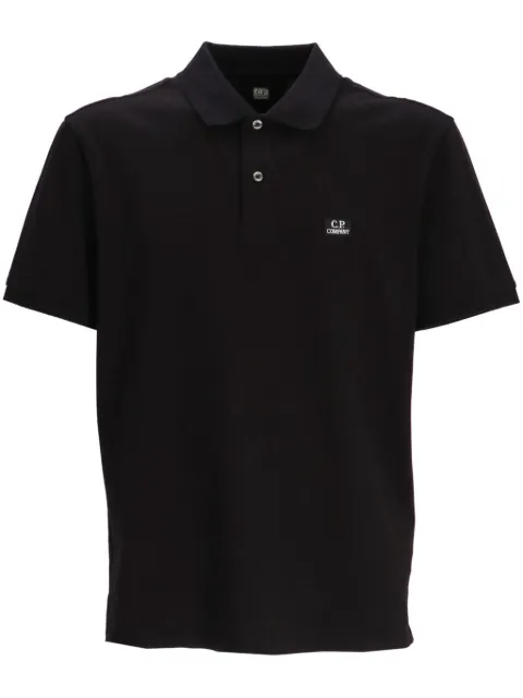 C.P. Company Logo polo shirt Black 17CMPL065A005263W