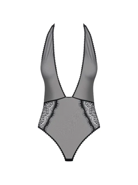 Maison Close sheer bodysuit Black 562418