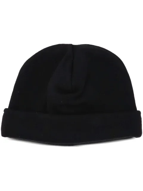 Moschino folded cotton beanie Black 242ZR3604