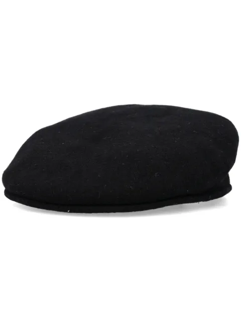 Marine Serre embroidered-moon beret Black UHG036ARWOV0015BK99