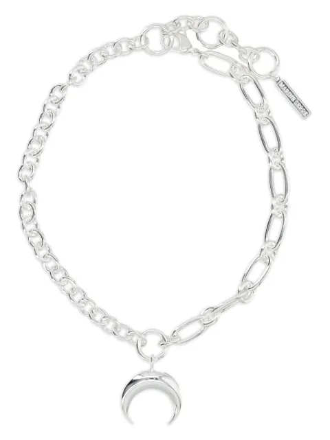 Marine Serre Moon necklace Silver UJW011ARMET0001MT11