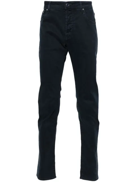 Jacob Cohën logo-patch jeans Blue UQE0736S4216