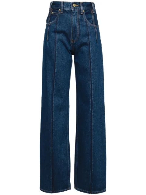 DARKPARK creased straight jeans Blue WTR66DBL01W072LU