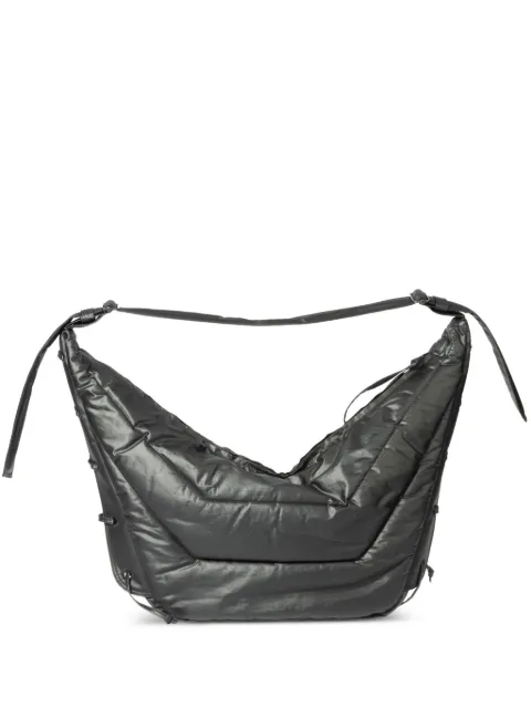 LEMAIRE large Soft Game bag in water-repellent coated cotton Black BG0105LF1320
