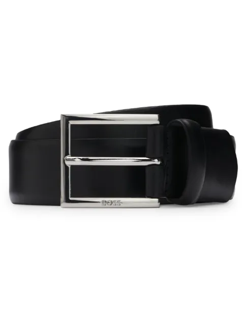 BOSS Dressletic leather belt Black 50522768