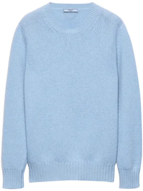 Prada crew-neck sweater Blue P24A3ZS23213XA