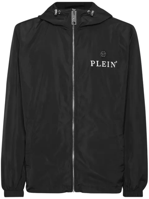 Philipp Plein Hexagon windbreaker jacket Black UADCMRB2678PNY002N