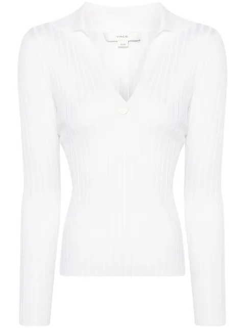 Vince Snap polo sweater White V046679588
