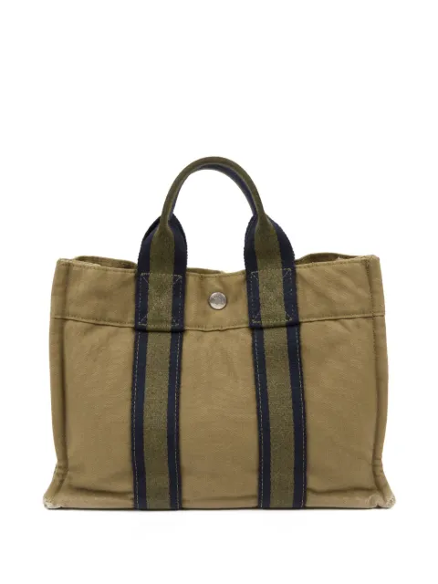 Hermès Pre-Owned 1990s Toto PM tote bag Green 15015659