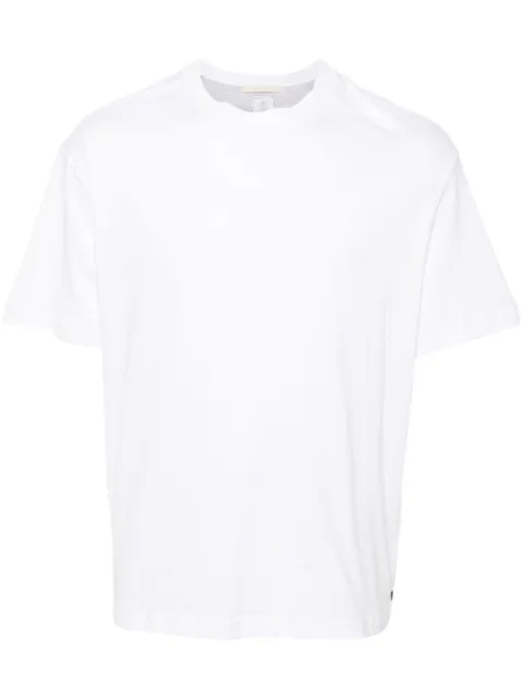 Eleventy logo-print T-shirt White J75TSHJ13TSH26001