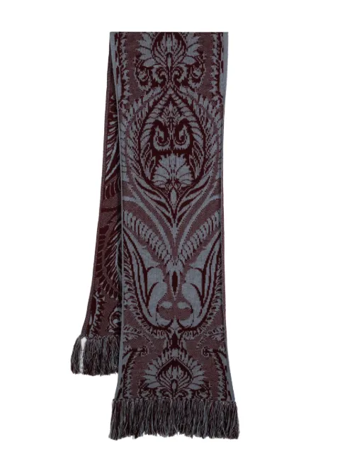 ETRO jacquard scarf Blue WATA0020AQ025