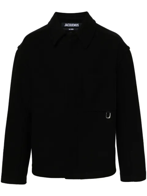 Jacquemus Le Manteau Court jacket Black 246CO0391614990