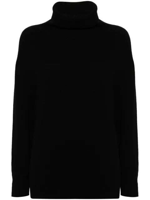 BOMPARD hammer-sleeve round-neck sweater Black MO3630