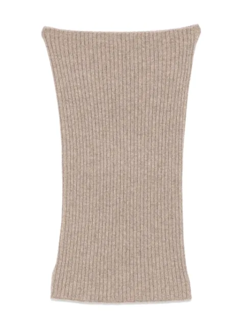 BOMPARD ribbed snood Neutrals AK320
