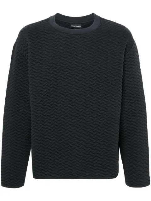 Emporio Armani quilted sweatshirt Blue 6D1M6T1J8IZ