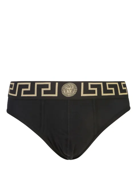 Versace Greca Medusa Head three-piece briefs set Black AU103271A10011