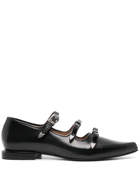 Toga Pulla buckled ballet flats Black AJ1344