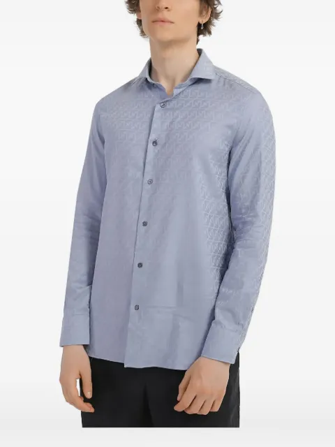 Emporio Armani cotton shirt Blue 3R1C861K0DZ