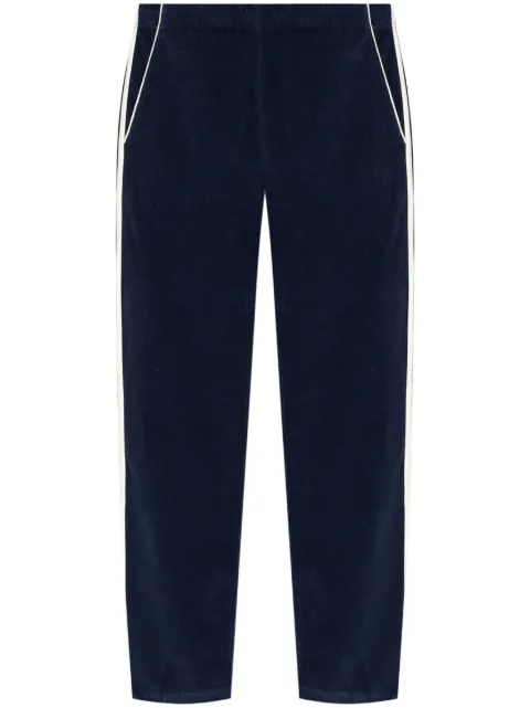 Kenzo Boke Flower-patch track pants Blue FE65PA8144VD