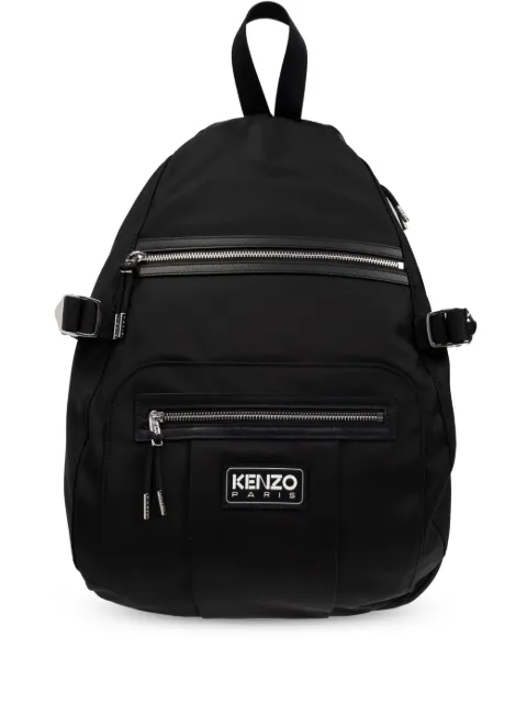 Kenzo logo-patch backpack Black FE65SA120B10