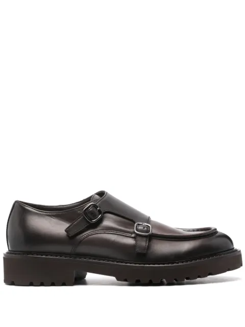 Doucal's leather monk shoes Brown DU2738PHILUF159TM29