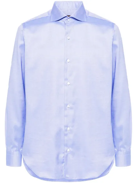Barba cotton shirt Blue I1U13P0144203U