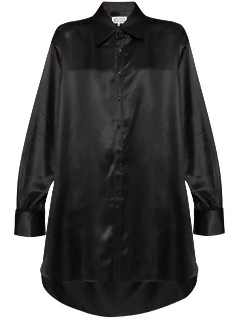 Maison Margiela four-stitch logo shirt Black S51DT0015S78059