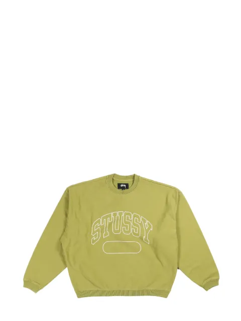 Stüssy logo-print sweatshirt Green 118536