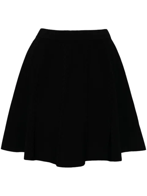 Onefifteen A-line knitted skirt Black OF2476
