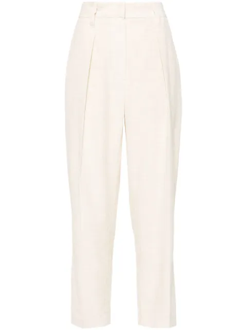 Brunello Cucinelli Monili-detail trousers Neutrals MD576P8562C058