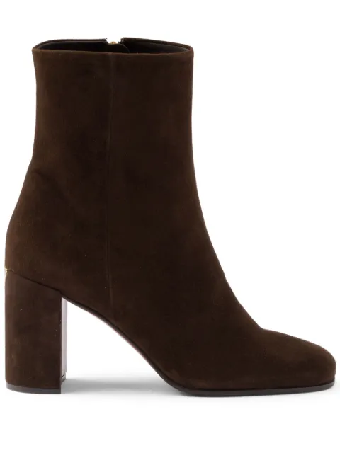 Prada Suede booties Brown 1T631NF085008