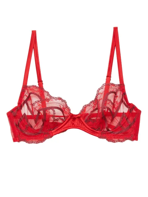 Fleur Du Mal Hendrix bra Red BR0395