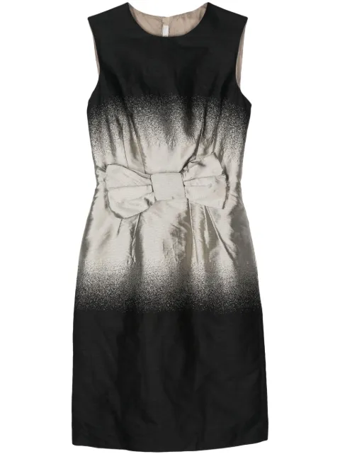 Prada Pre-Owned 2010s bow-detail dress Black PRA750ER