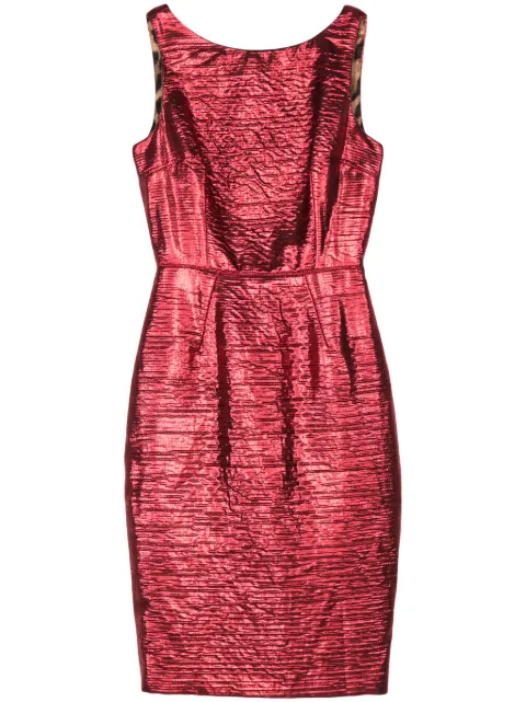Dolce & Gabbana Pre-Owned 2000s metallic-effect dress Red DOG600EQ