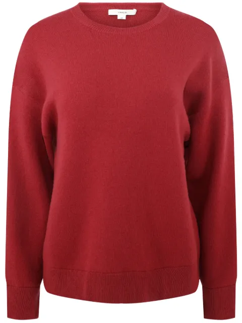Vince crew-neck sweater Red V046279593