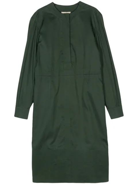 Celine Pre-Owned 2010s cotton shirt dress Green CEL280ET