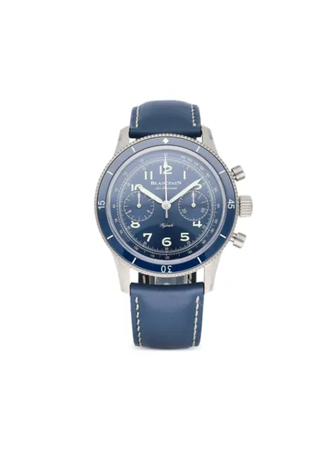Blancpain 2023 unworn Air Command Flyback Chronograp 42.5mm Blue AC0212B4063AV00101789