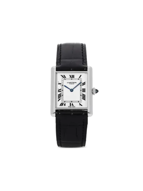 Cartier pre-owned Tank 30mm White W1528351V63326
