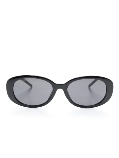 Gucci Eyewear oval-frame sunglasses Black 797426PCEXJ1691