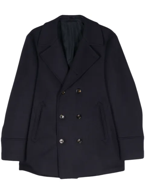 Eleventy double-breasted coat Blue F75CAPF09TES0F088