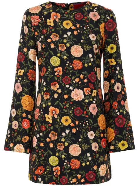 La DoubleJ Supremes Swing mini dress Black DRE0652SIL001CEL01BL01